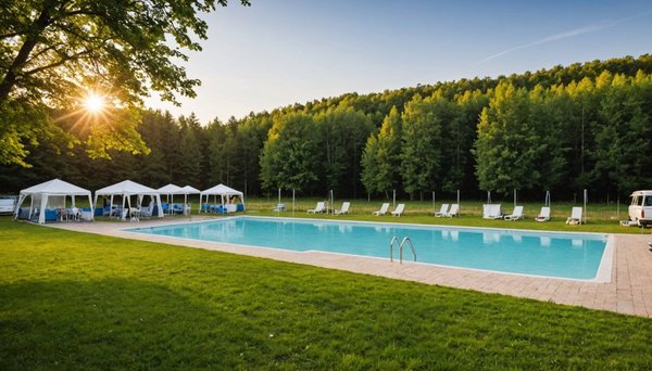 Découvrez le bonheur au camping les nobis d'anjou avec piscine