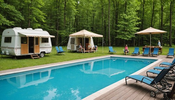 Découvrez le paradis familial au camping avec piscine chauffée dans le tarn