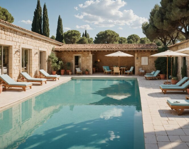 Les campings avec piscine couverte dans le vaucluse avec le camping les fontaines